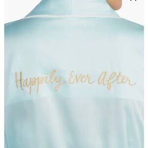 Kate Spade Bridal Happily Ever After Robe - Light Blue